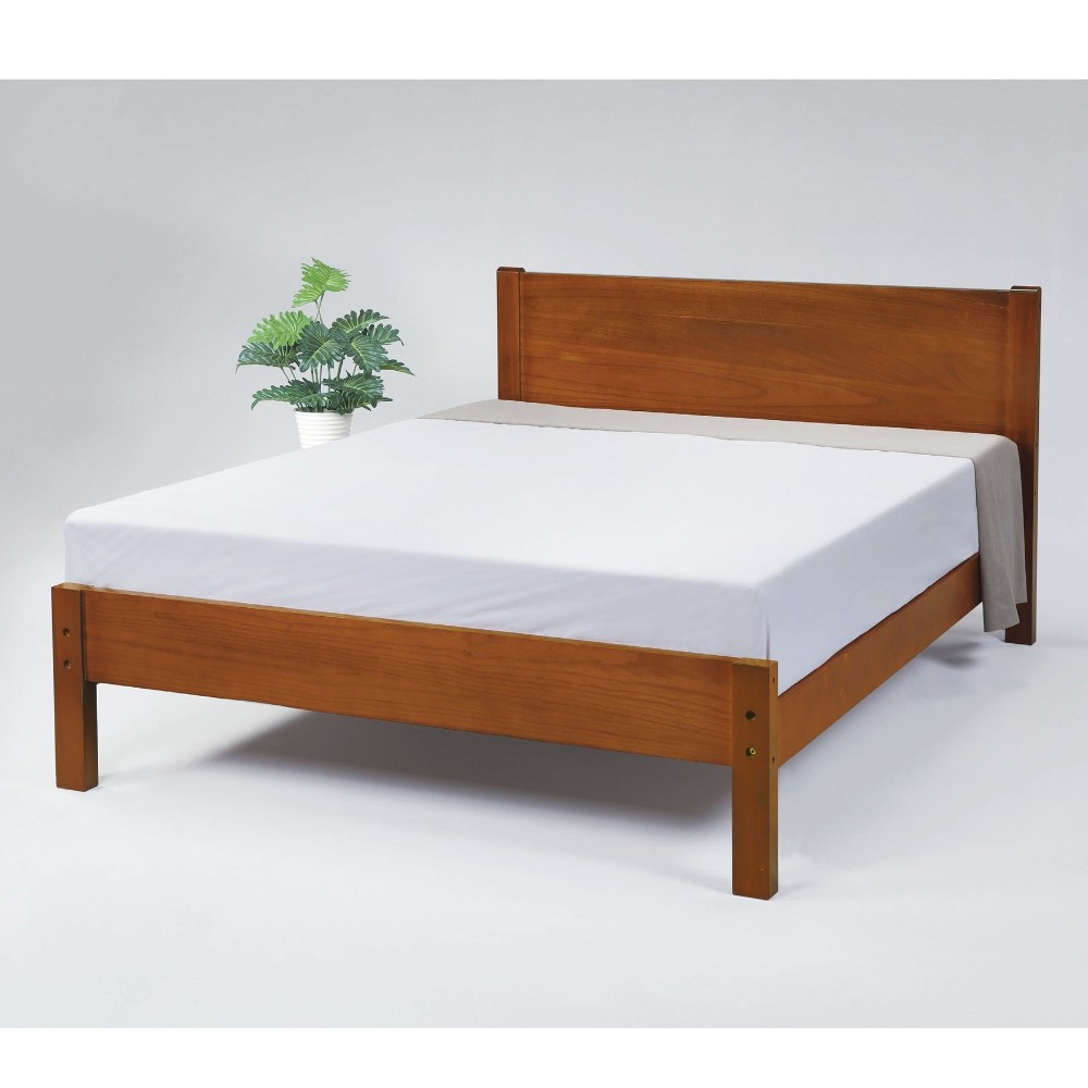 1848型馬丁5尺實木雙人床