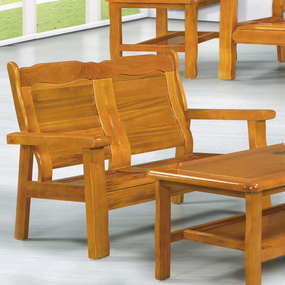 321型實木組椅/雙人椅(實木沙發 雙人椅)