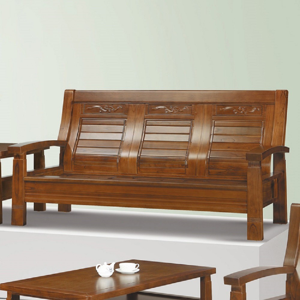 13170型實木組椅/三人椅(實木沙發 三人椅)