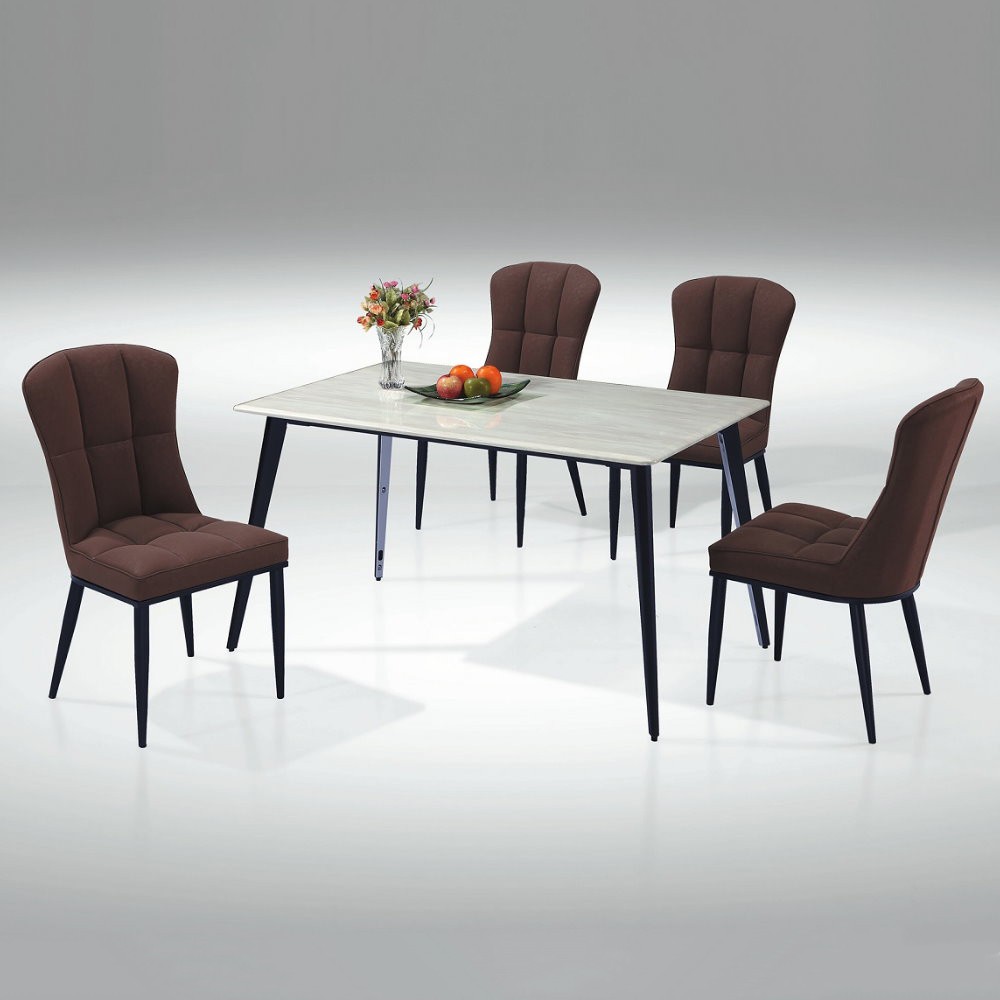 T56型4.3尺餐桌(1桌4椅)