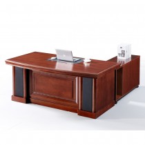 8018型胡桃色6尺辦公桌組/含側櫃活動櫃(辦公桌 書桌 電腦桌 桌子 收納)