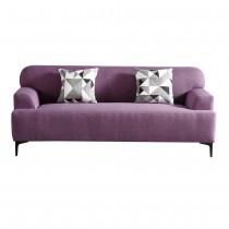 3213型紫色三人椅布沙發