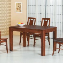 18T01型5尺柚木色實木餐桌/不含椅