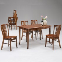 歐式4尺餐桌(共兩色)(1桌4椅)
