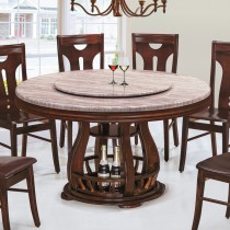 4100型4.5尺石面圓餐桌(不含椅)(附轉盤)(共兩色)