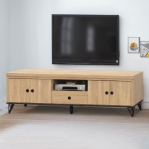 A2型6尺原切橡木色電視櫃/長櫃