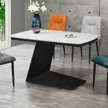 卡內基岩板L型餐桌(不含椅)